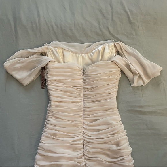 House of CB London Ivory Carlotta Dress - Picture 10 of 11